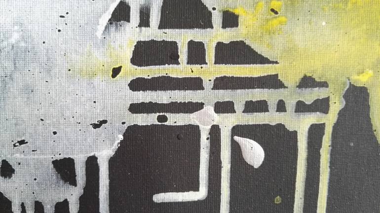 Original Abstract Expressionism Abstract Painting by Laura Nicolae