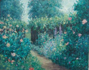 Original Garden Paintings by Mark Phillips