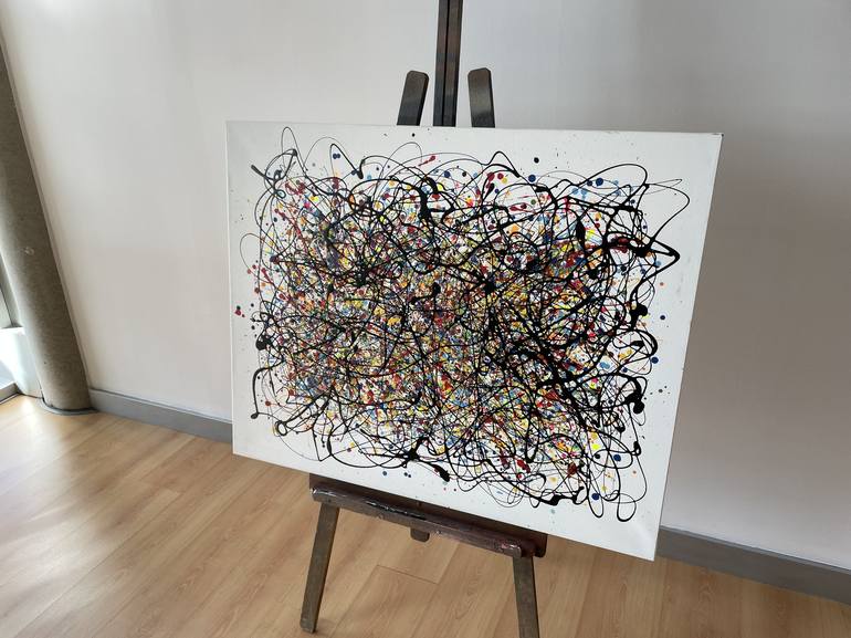 Original Abstract Painting by juan jose garay