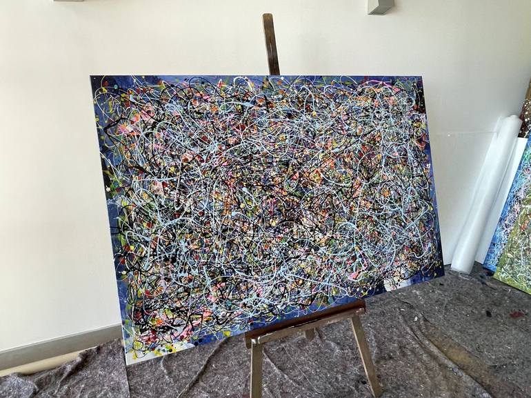 Original Abstract Painting by juan jose garay