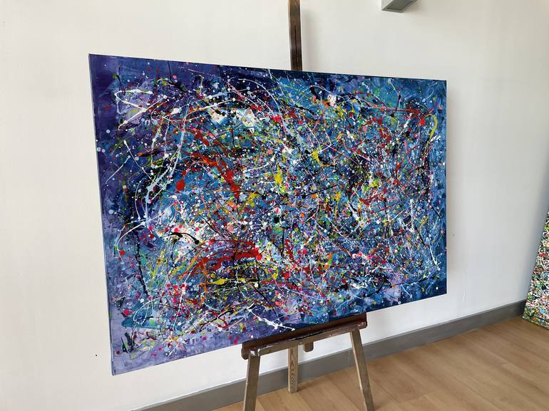 Original Abstract Expressionism Abstract Painting by juan jose garay