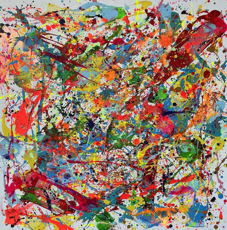 Print of Conceptual Abstract Painting by Juan Jose Garay