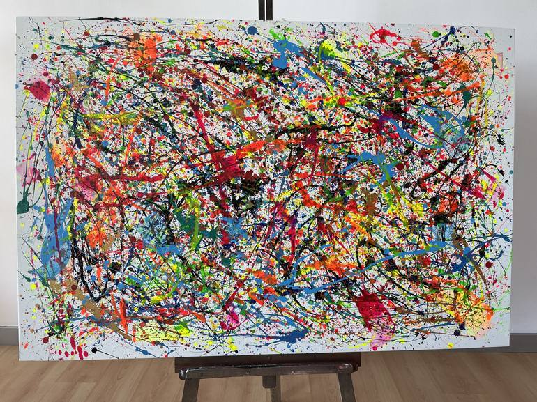 Original Abstract Painting by juan jose garay