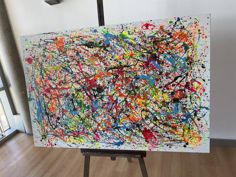 Original Abstract Painting by juan jose garay