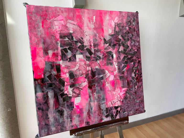Original Conceptual Abstract Painting by Juan Jose Garay