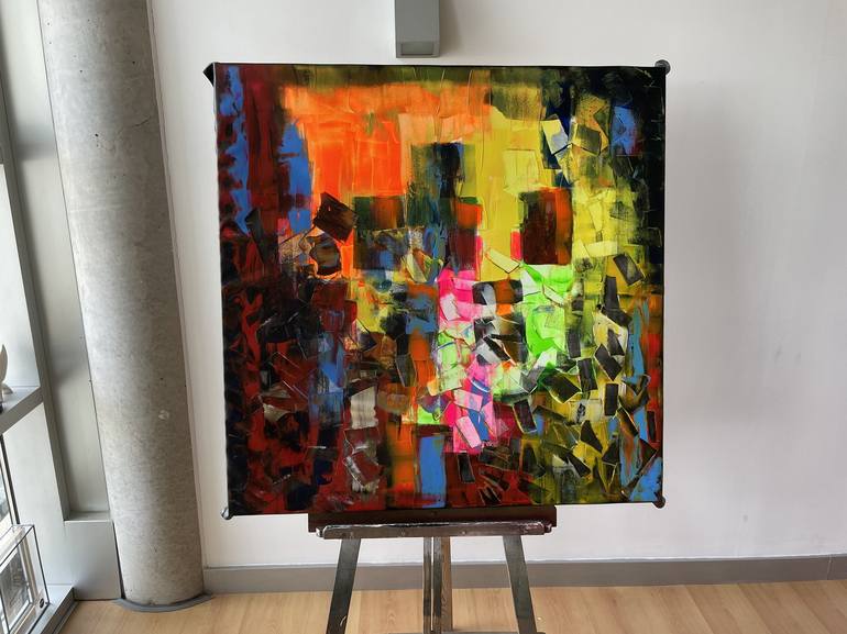 Original Abstract Painting by juan jose garay