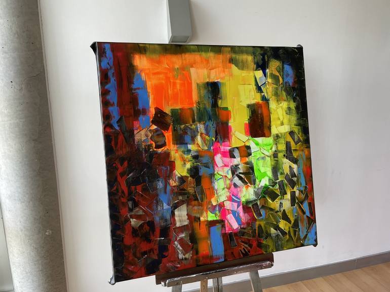 Original Abstract Painting by juan jose garay