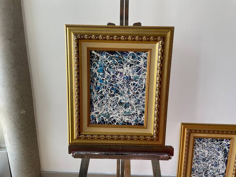 Original Conceptual Abstract Painting by Juan Jose Garay