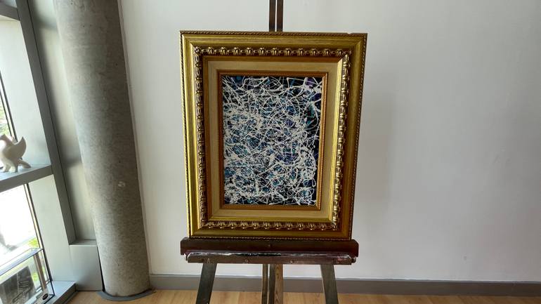 Original Conceptual Abstract Painting by Juan Jose Garay