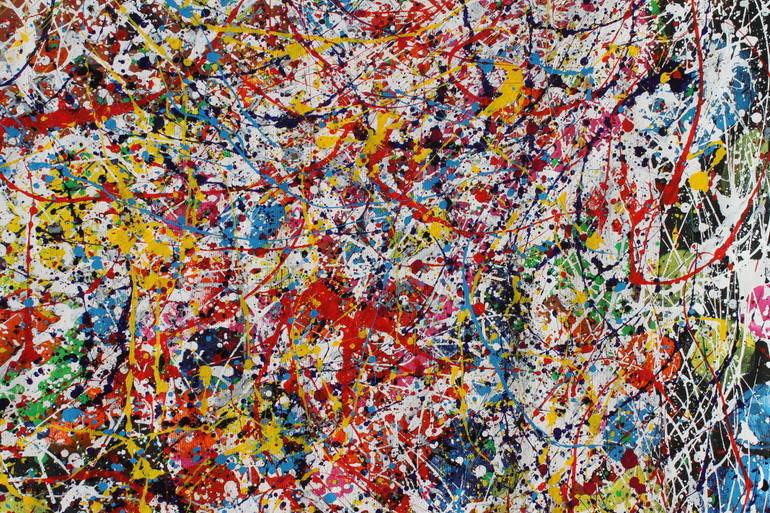 Original Conceptual Abstract Painting by Juan Jose Garay