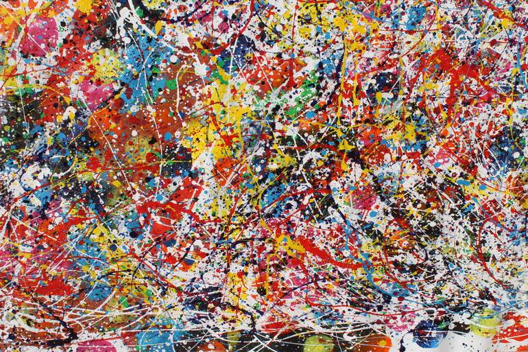 Original Conceptual Abstract Painting by Juan Jose Garay