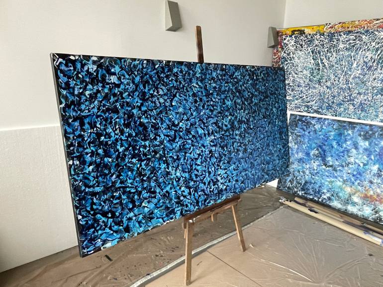 Original Conceptual Abstract Painting by Juan Jose Garay