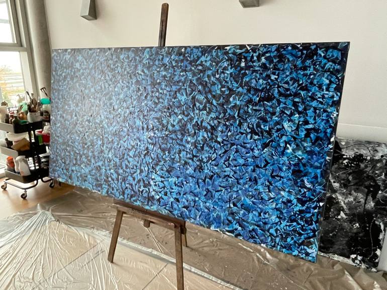 Original Conceptual Abstract Painting by Juan Jose Garay