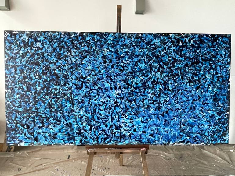 Original Conceptual Abstract Painting by Juan Jose Garay