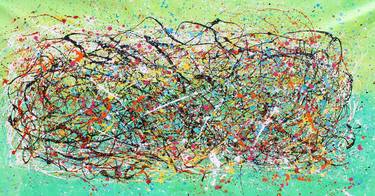 Original Abstract Expressionism Abstract Paintings by Juan Jose Garay