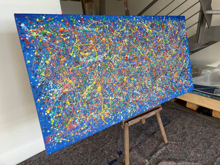 Original Abstract Expressionism Abstract Painting by Juan Jose Garay