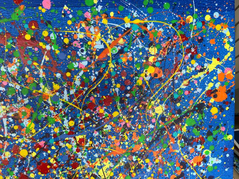Original Abstract Expressionism Abstract Painting by Juan Jose Garay