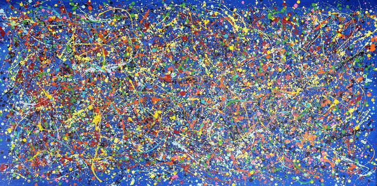 Original Abstract Expressionism Abstract Painting by Juan Jose Garay