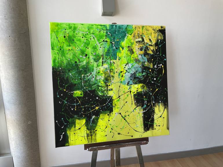 Original Abstract Expressionism Abstract Painting by juan jose garay