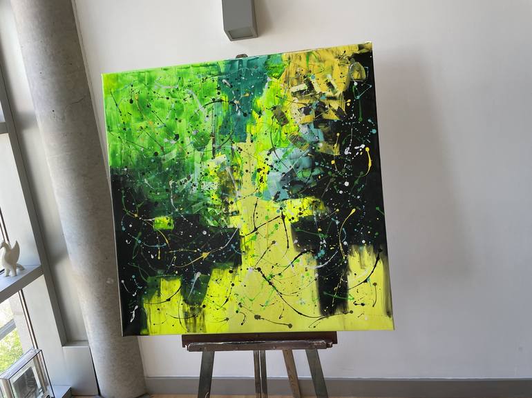 Original Abstract Expressionism Abstract Painting by juan jose garay