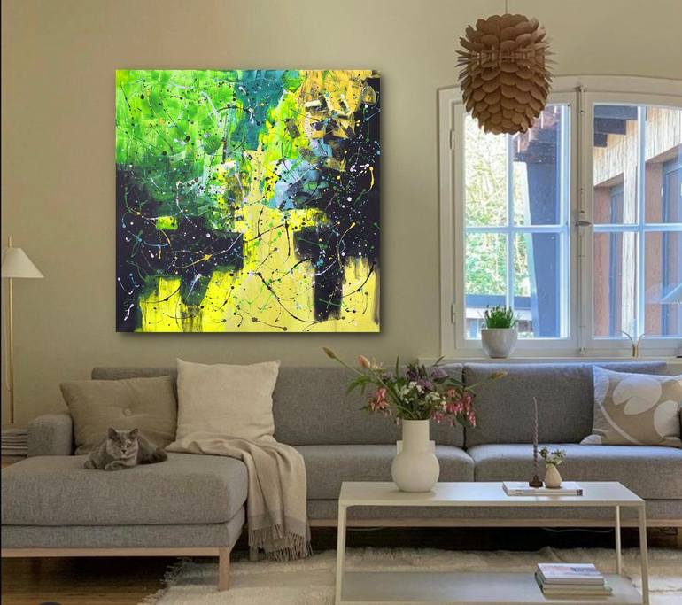 Original Abstract Expressionism Abstract Painting by juan jose garay