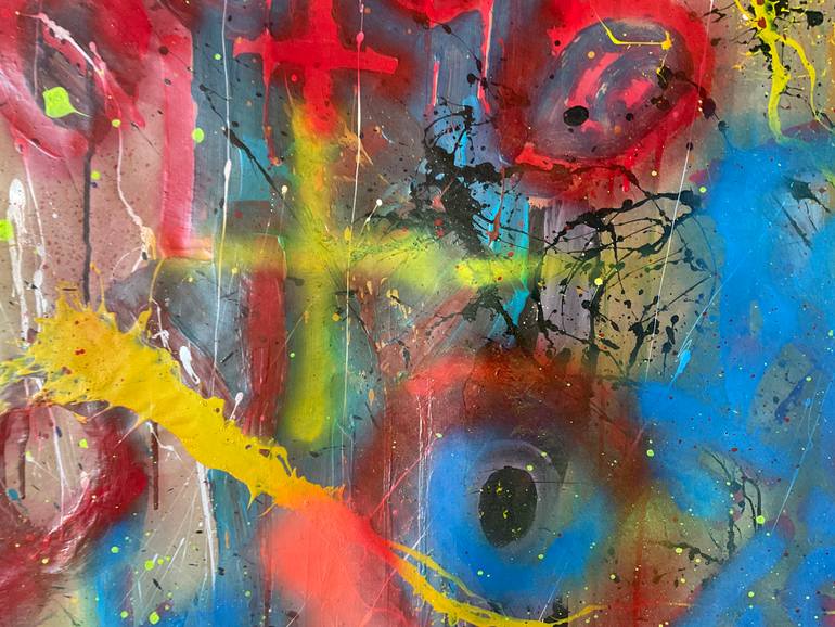 Original Fine Art Abstract Painting by Juan Jose Garay