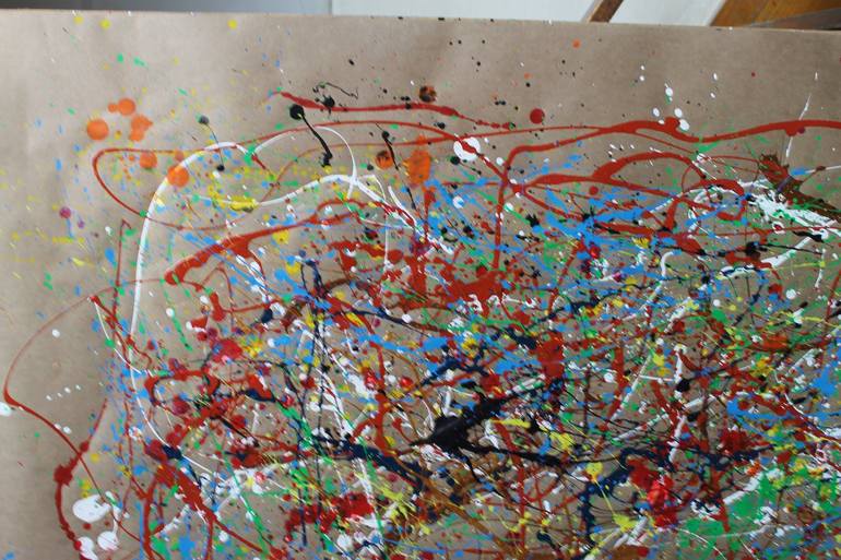 Original Fine Art Abstract Painting by juan jose garay