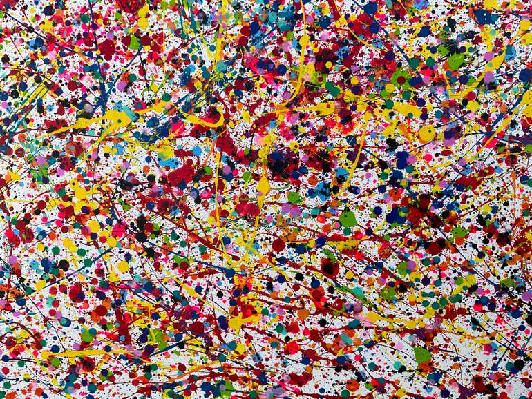 Original Conceptual Abstract Painting by Juan Jose Garay