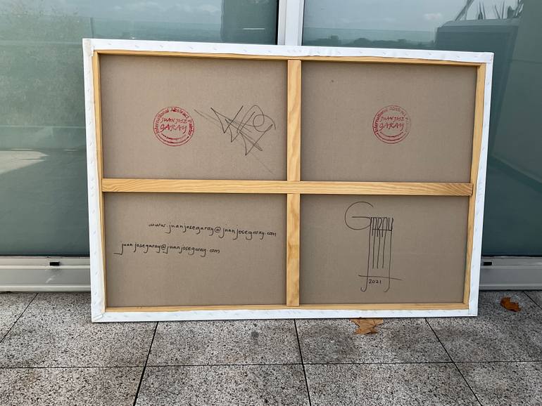 Original Conceptual Abstract Painting by Juan Jose Garay