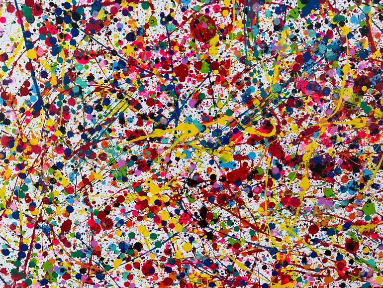 Original Conceptual Abstract Painting by Juan Jose Garay