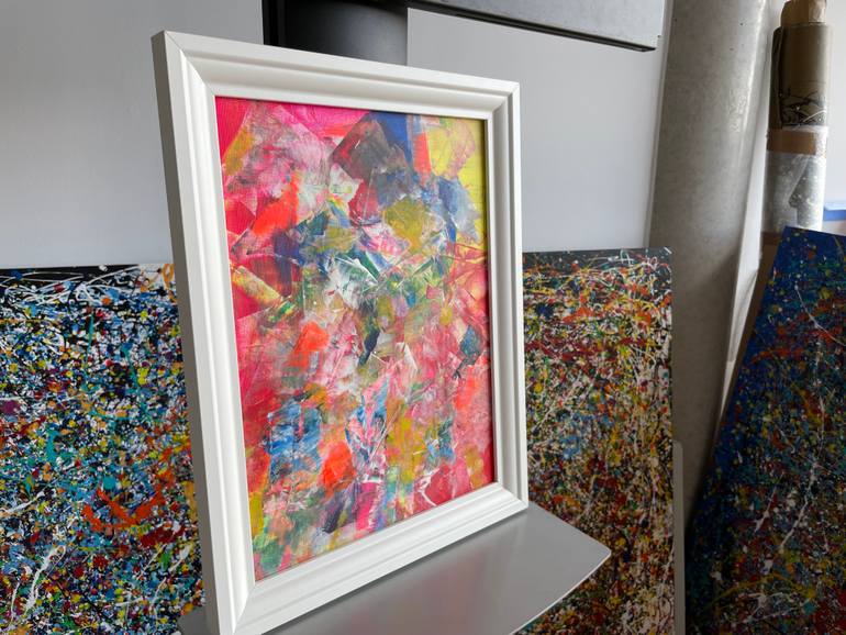 Original Abstract Expressionism Abstract Painting by Juan Jose Garay