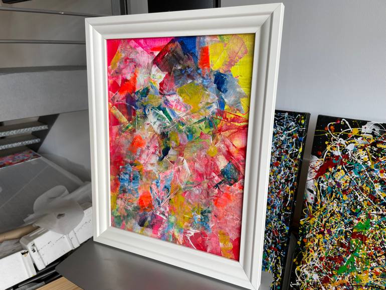 Original Abstract Expressionism Abstract Painting by Juan Jose Garay