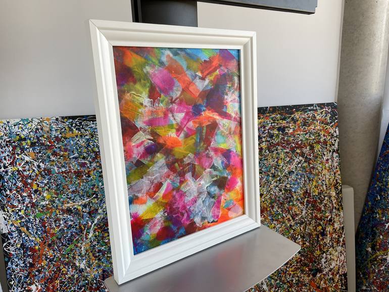 Original Abstract Expressionism Abstract Painting by Juan Jose Garay