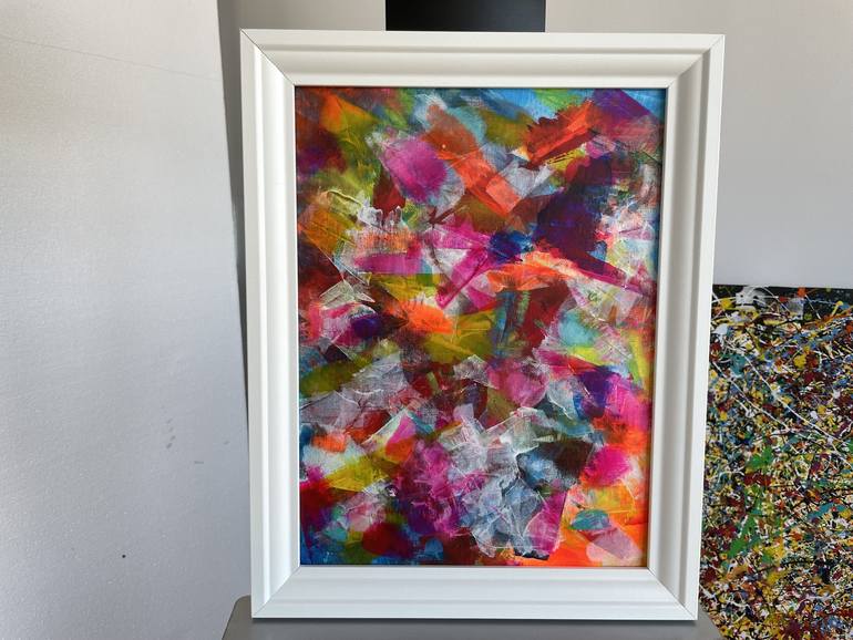 Original Abstract Expressionism Abstract Painting by Juan Jose Garay