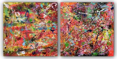 Original Abstract Expressionism Abstract Paintings by Juan Jose Garay