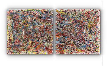 Original Abstract Expressionism Abstract Paintings by Juan Jose Garay