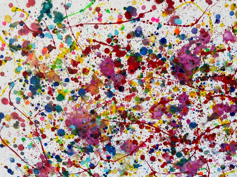 Original Abstract Expressionism Abstract Drawing by Juan Jose Garay
