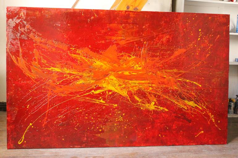 Original Fine Art Abstract Painting by juan jose garay