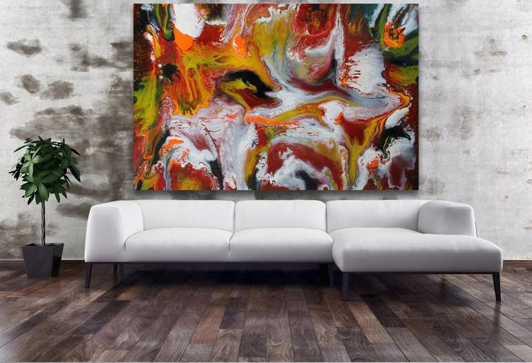 Original Abstract Expressionism Abstract Painting by juan jose garay