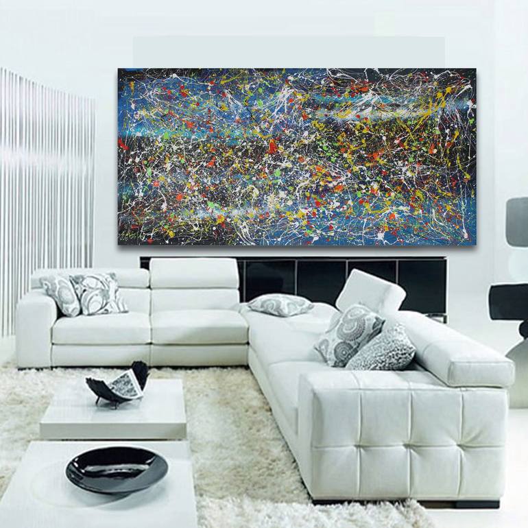 Original Fine Art Abstract Painting by juan jose garay