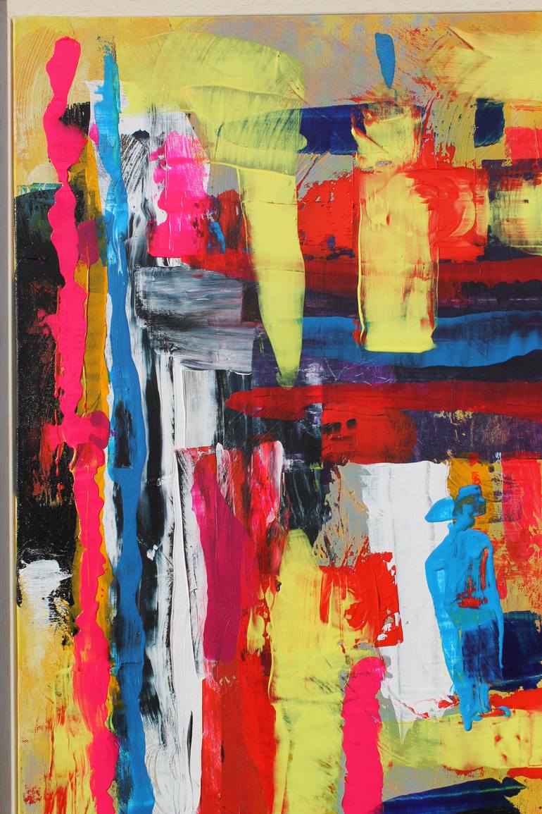 Original Abstract Expressionism Abstract Painting by Juan Jose Garay