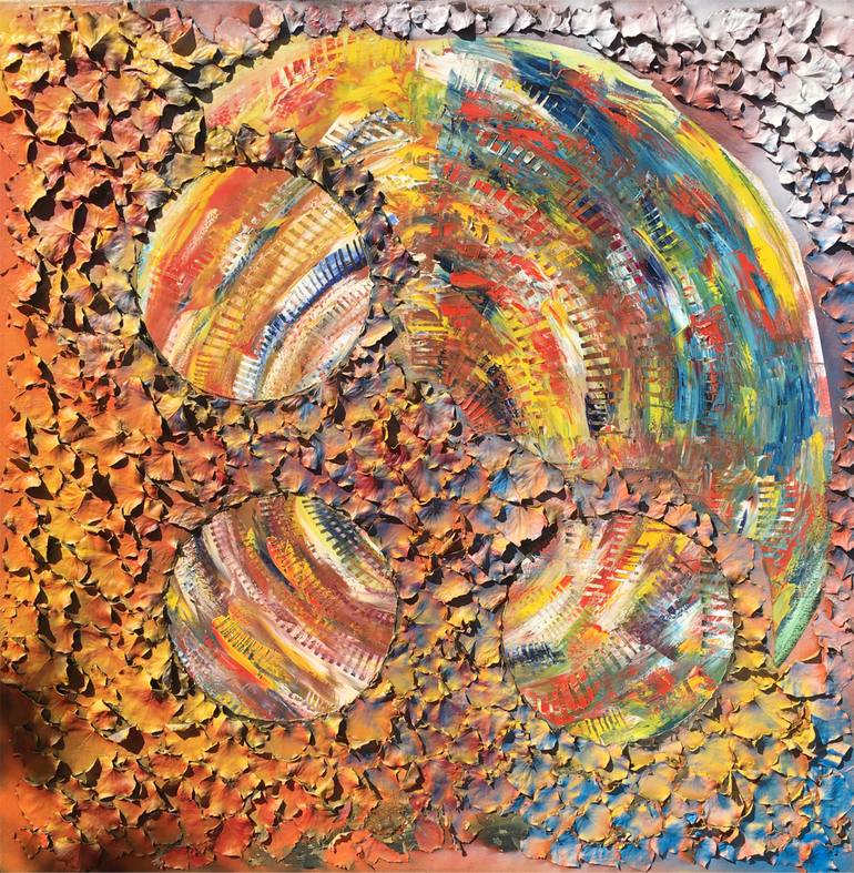 Original Abstract Expressionism Abstract Painting by Juan Jose Garay