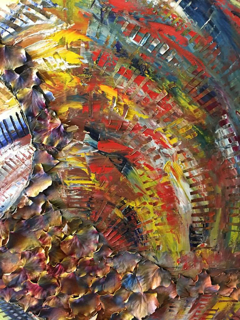 Original Abstract Expressionism Abstract Painting by Juan Jose Garay