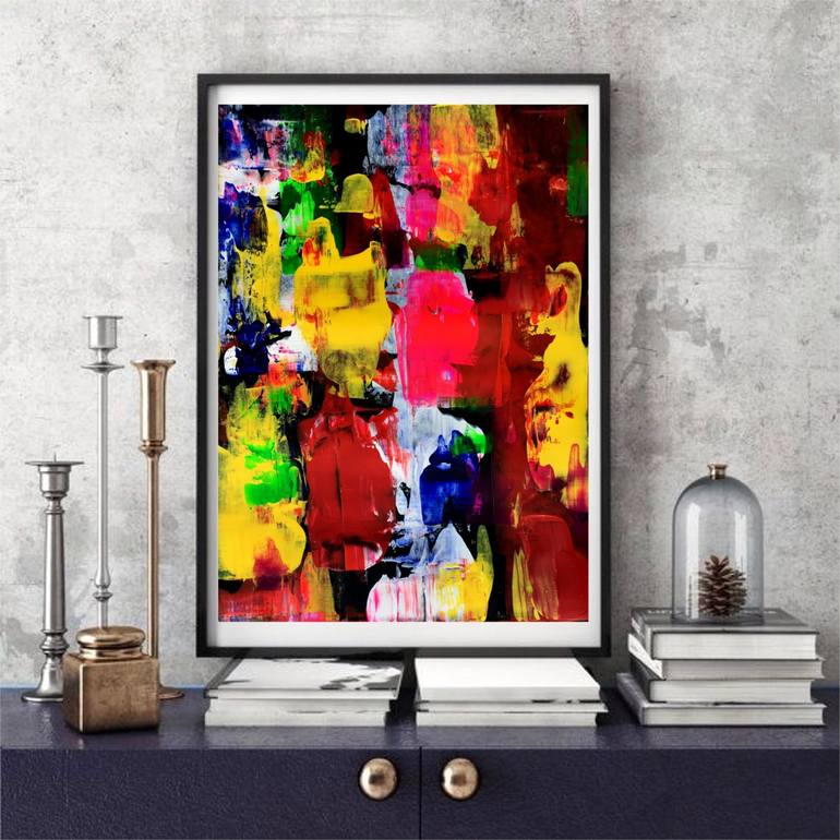 Original Fine Art Abstract Painting by juan jose garay