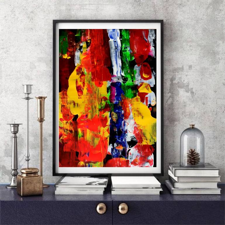 Original Fine Art Abstract Painting by juan jose garay