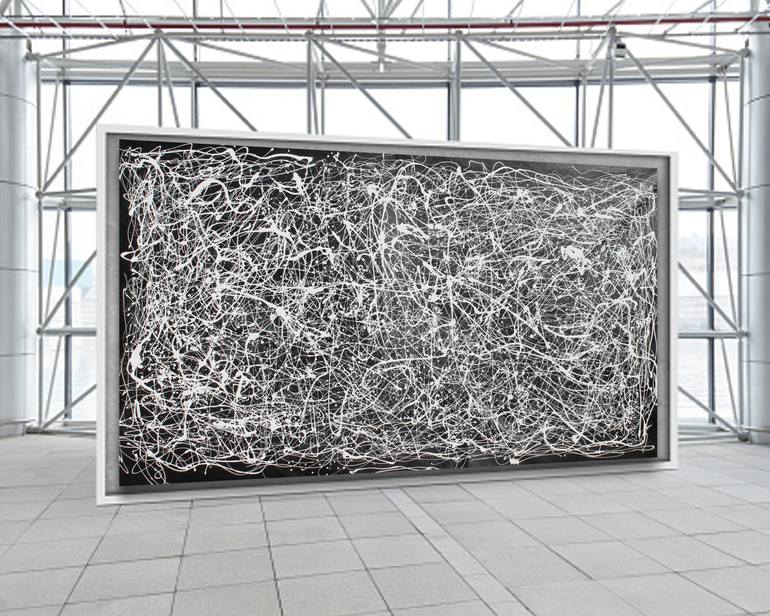 Original Abstract Expressionism Abstract Painting by Juan Jose Garay