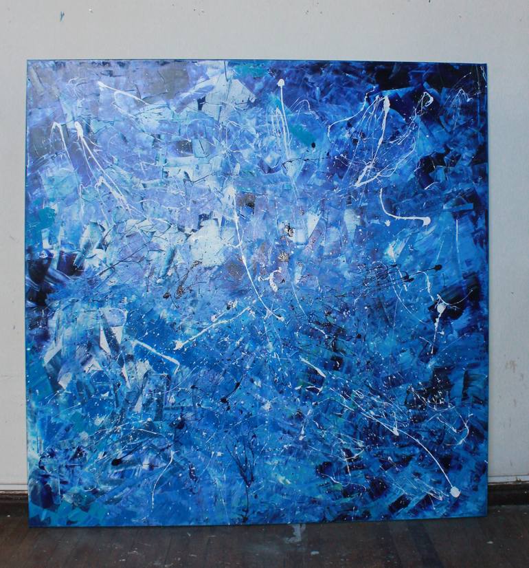 Original Abstract Expressionism Abstract Painting by Juan Jose Garay