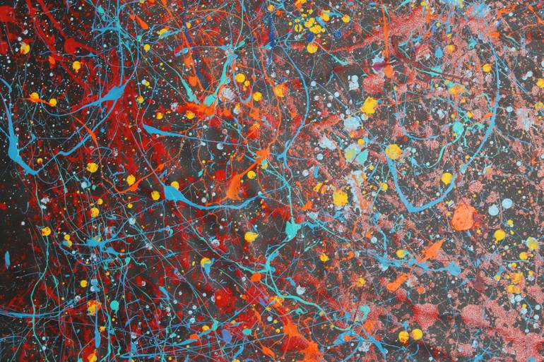 Original Abstract Expressionism Abstract Painting by Juan Jose Garay