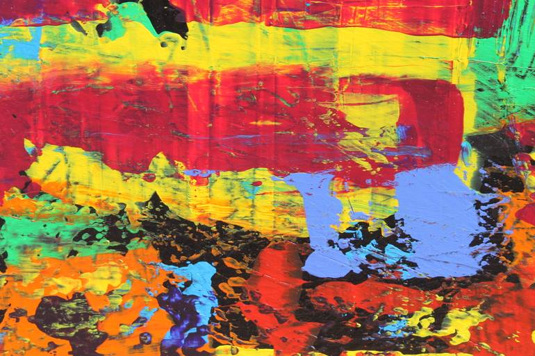 Original Conceptual Abstract Painting by Juan Jose Garay