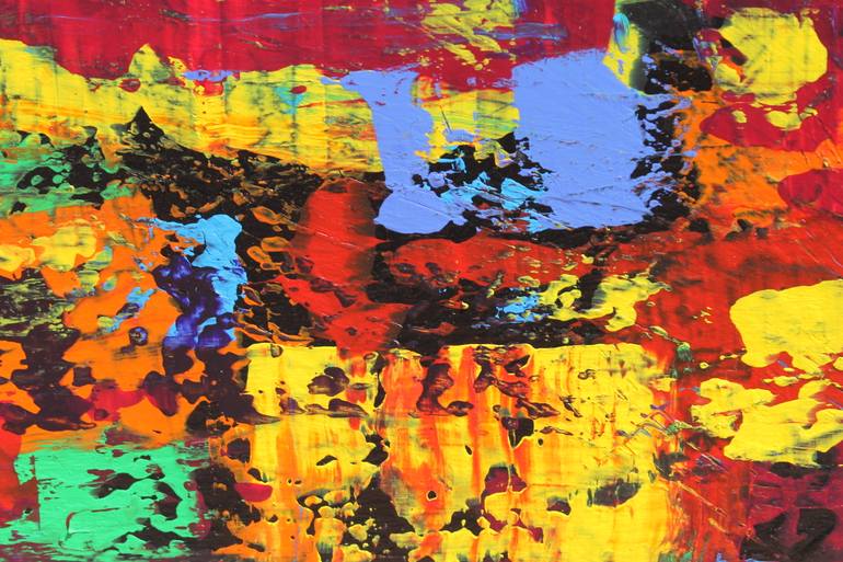 Original Conceptual Abstract Painting by Juan Jose Garay